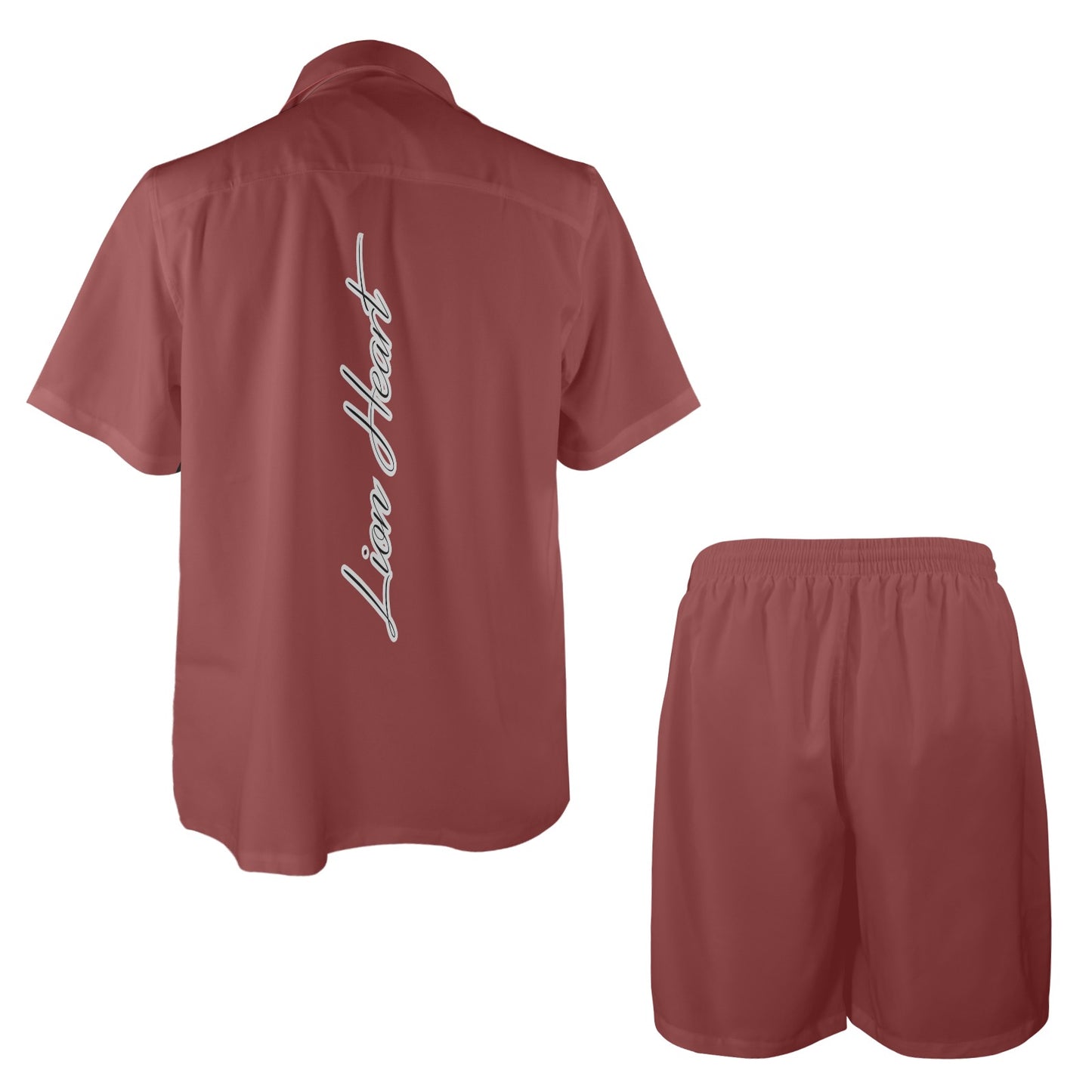 Put Your Heart In It Button Down Set (Ruby Red)