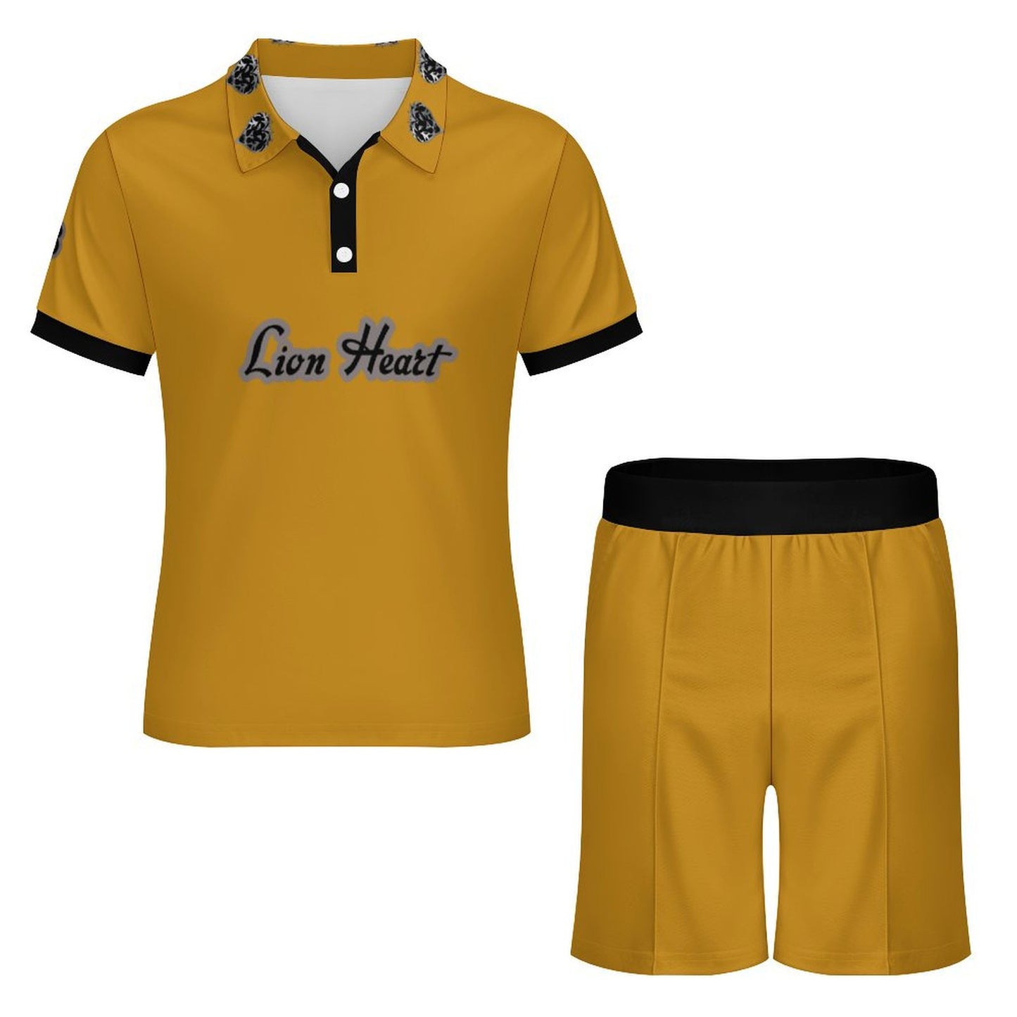 Lion Heart POLO shirt set (Gold)