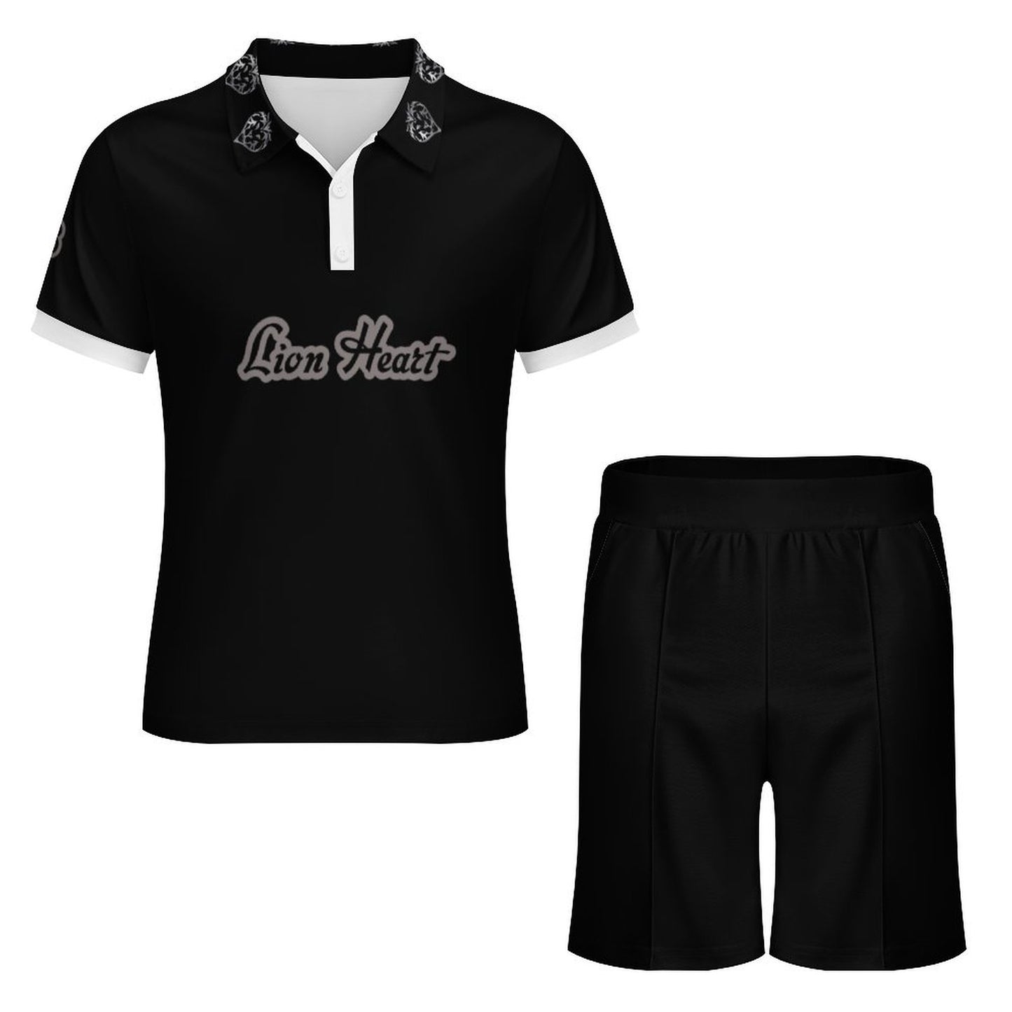 Lion Heart POLO shirt set (Onyx)
