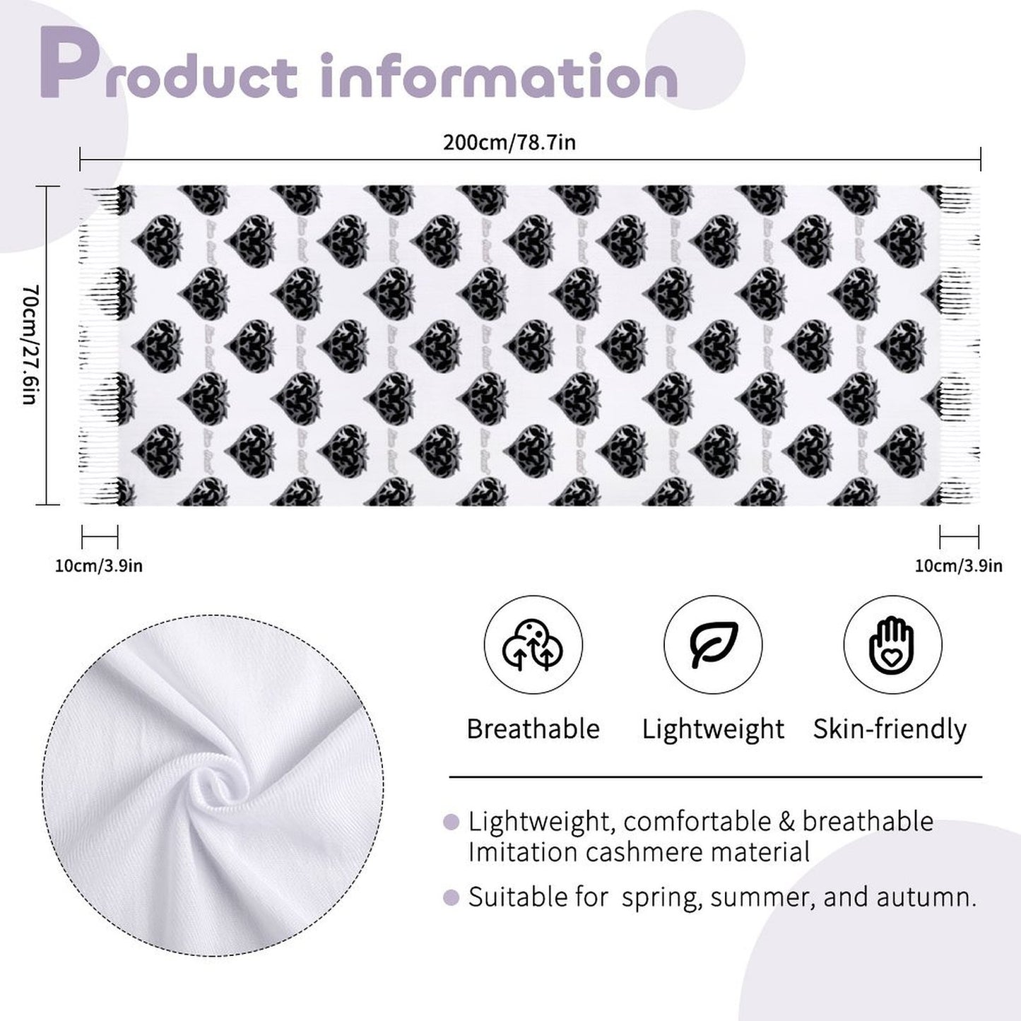 Lion Heart Tassel (Ivory)