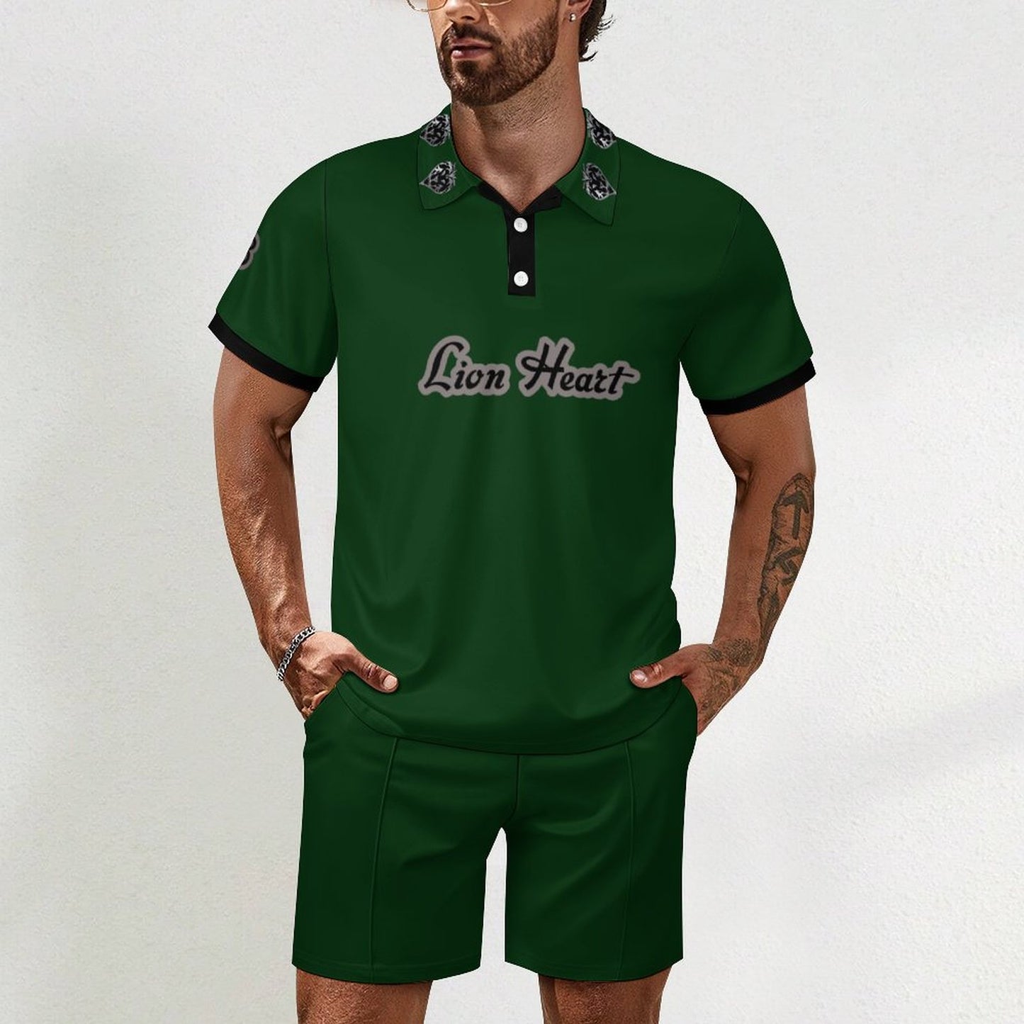 Lion Heart POLO shirt set (Emerald)