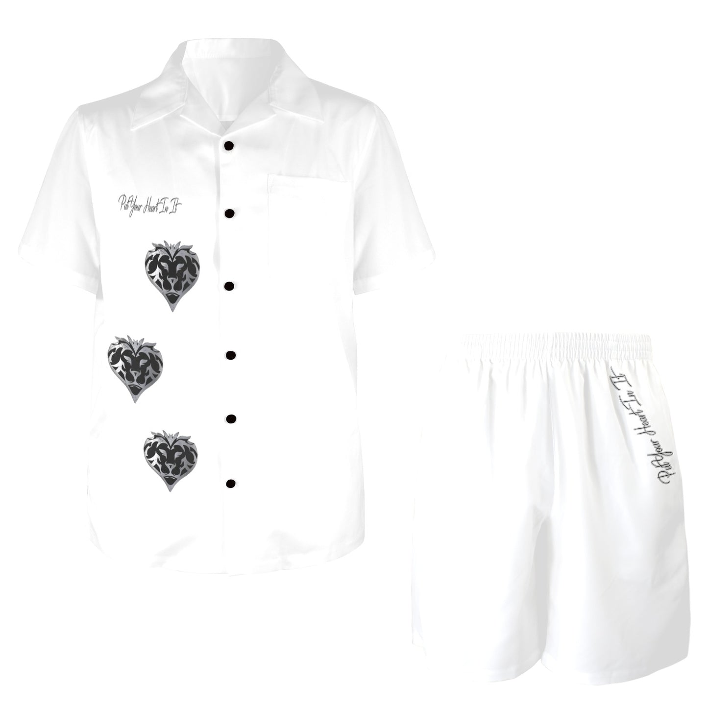 Put Your Heart In It Button Up (W)