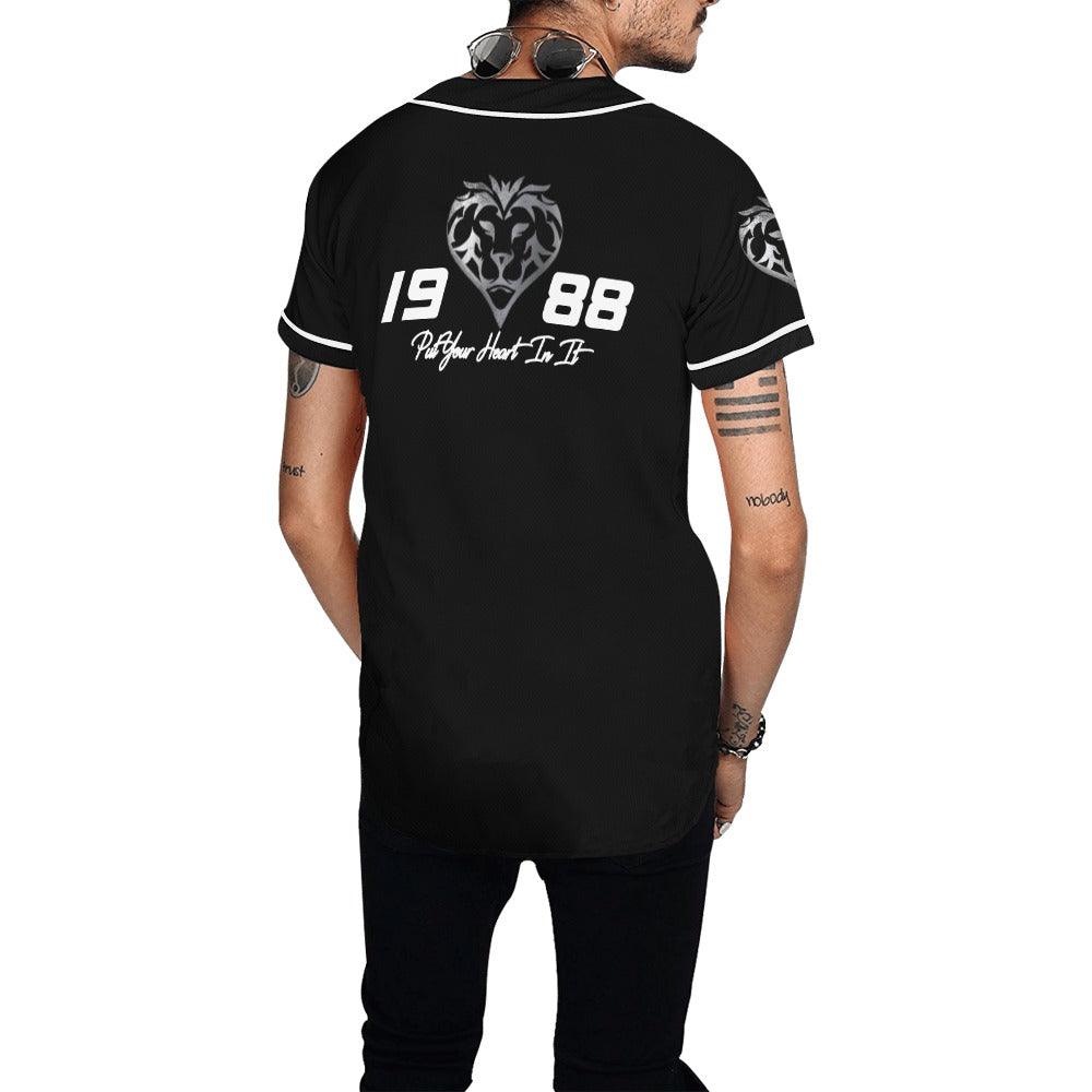 Lion Heart BaseBall Jersey BLK