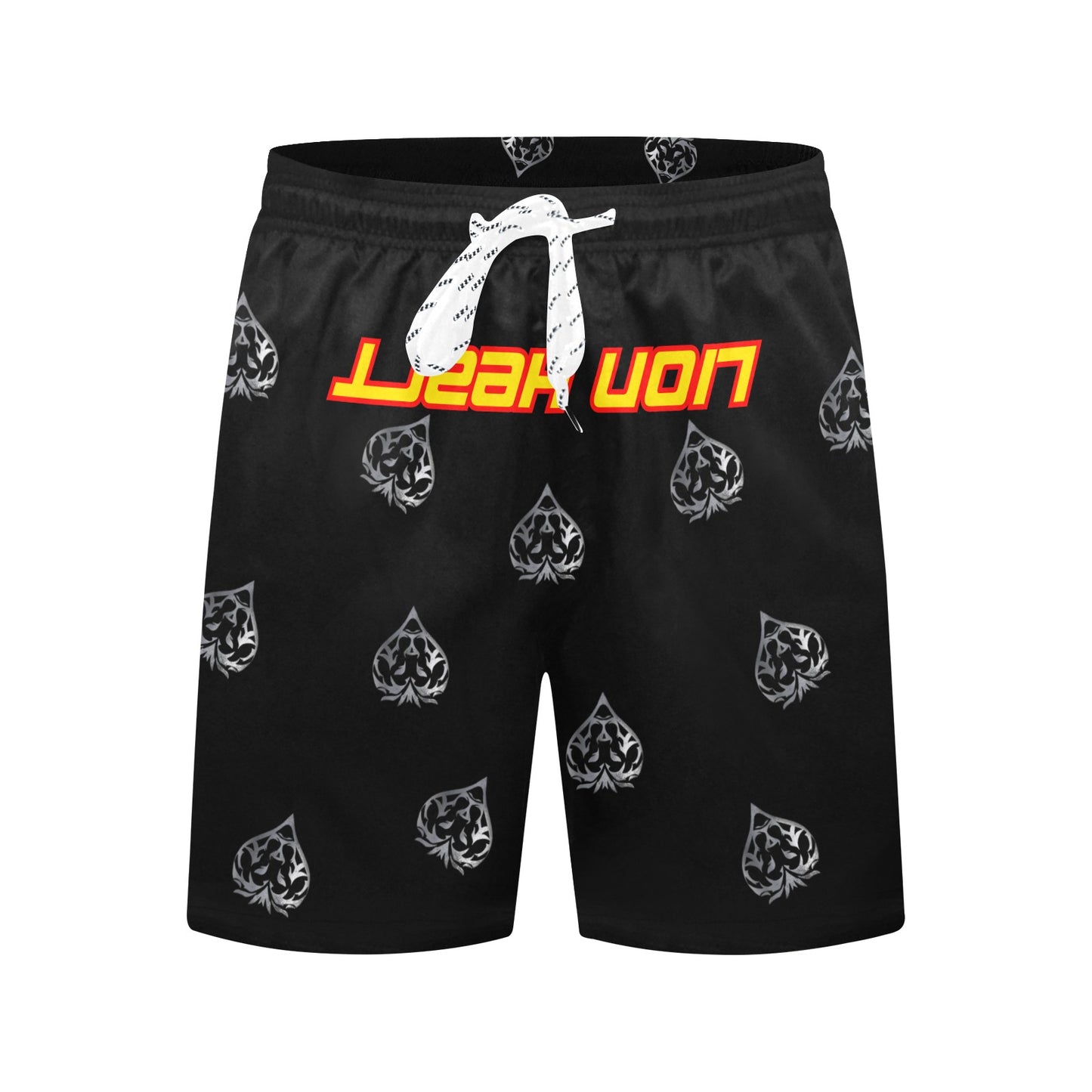 Lion Heart "Flipside" Beach Shorts BLK
