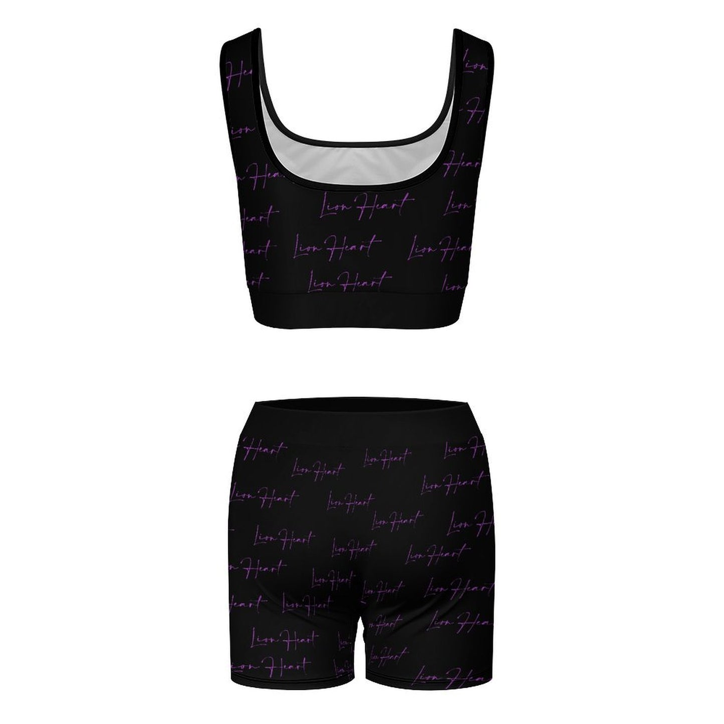 Lion Heart Yoga Set (Purple Stitch)