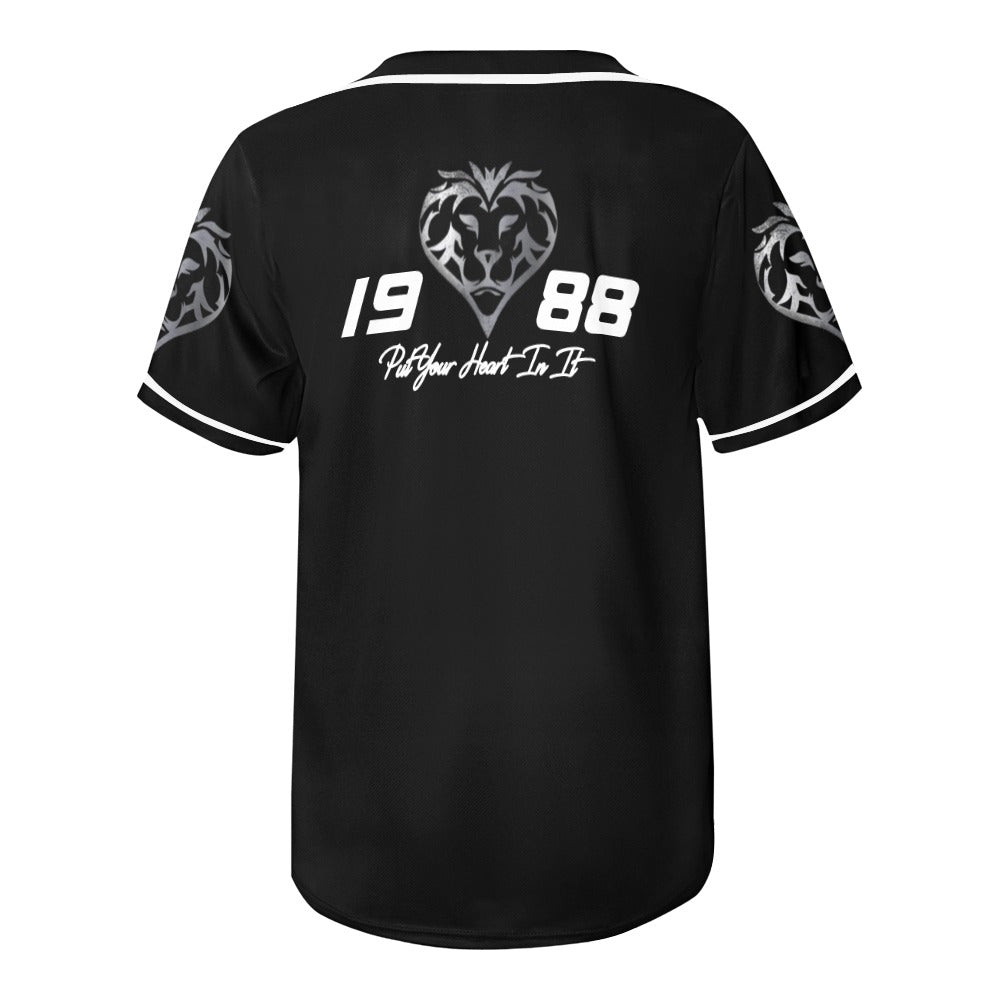 Lion Heart BaseBall Jersey BLK