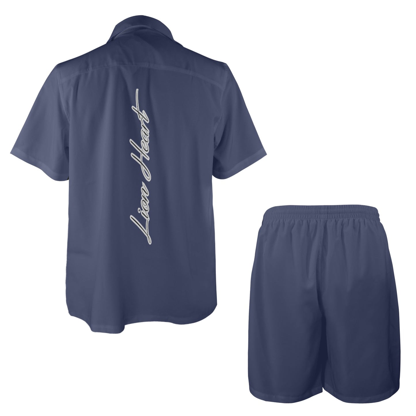 Put Your Heart In It Button Down Set (Royal Blue)