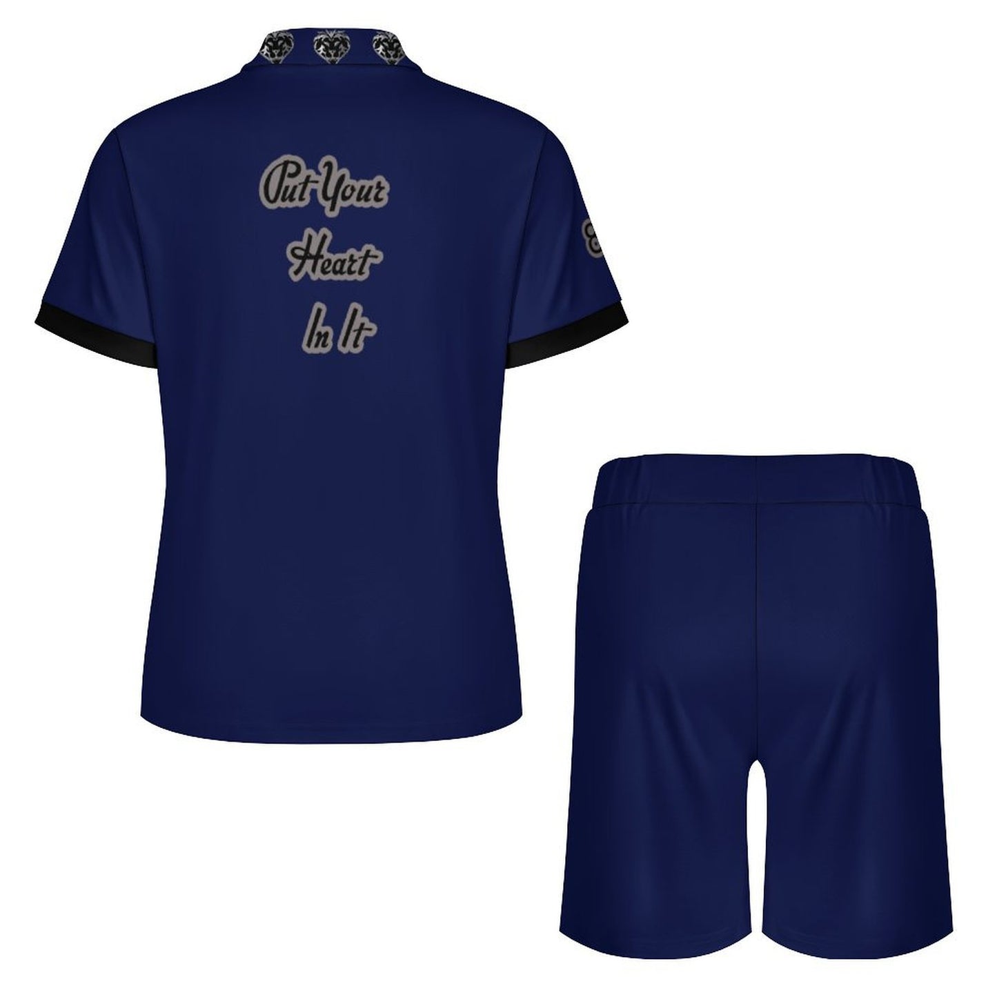 Lion Heart POLO shirt set (Royal Blue)
