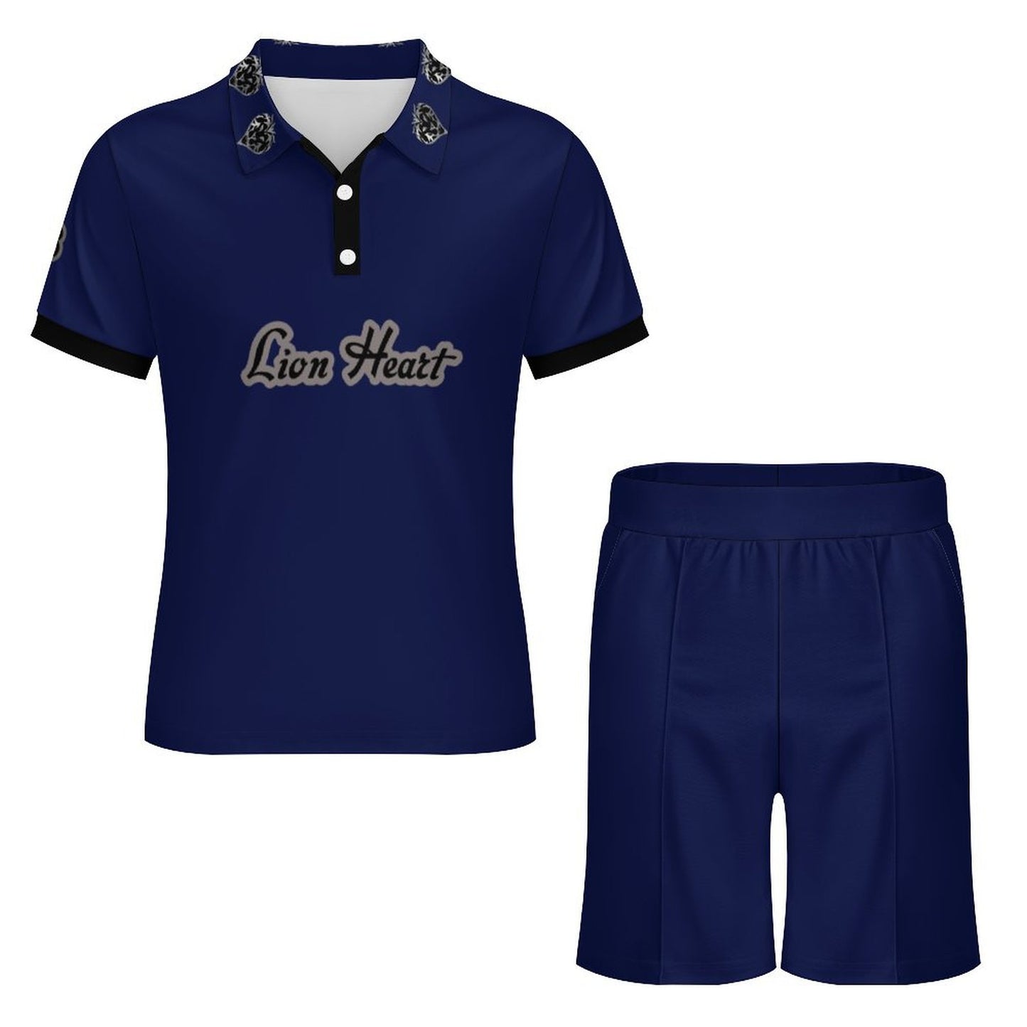 Lion Heart POLO shirt set (Royal Blue)
