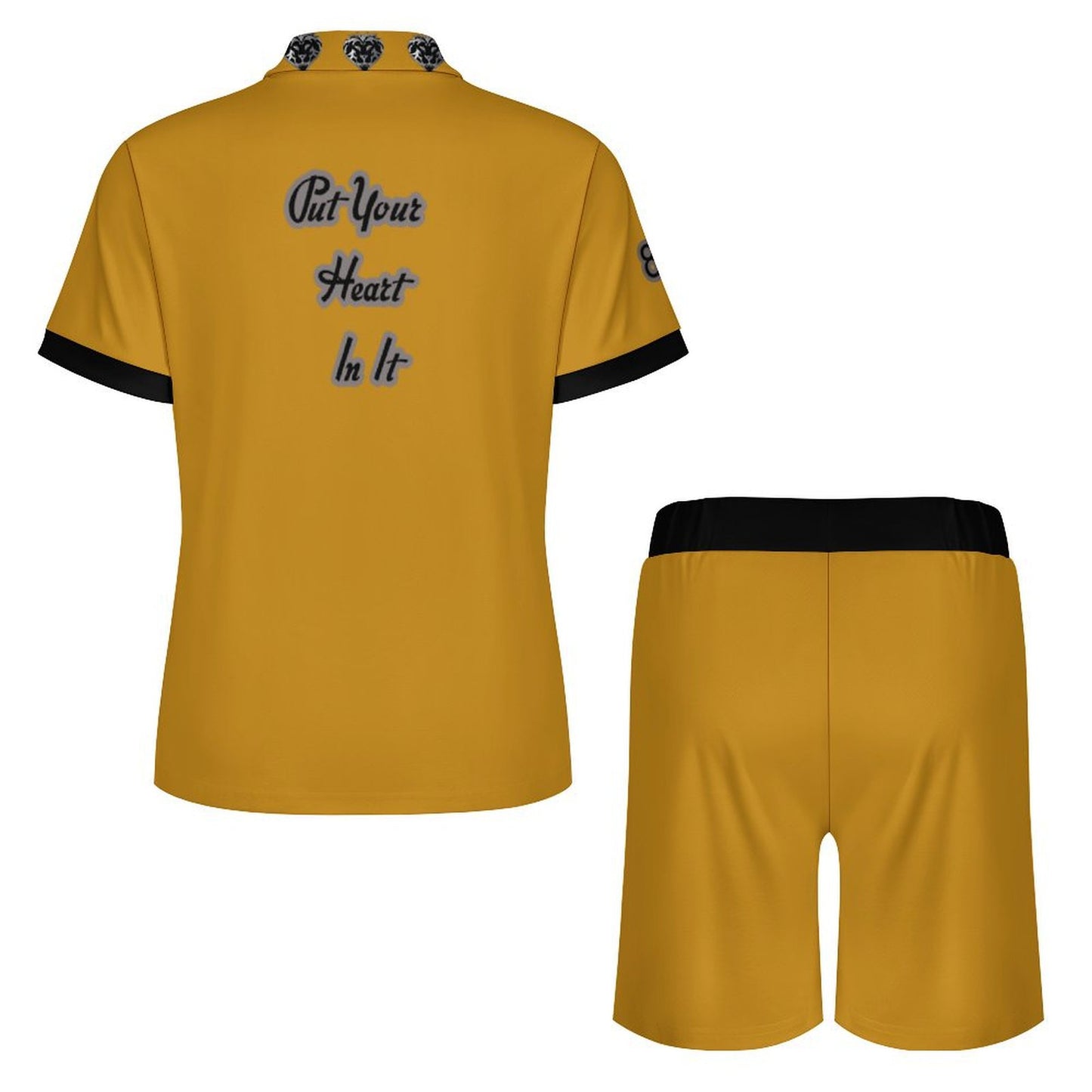 Lion Heart POLO shirt set (Gold)