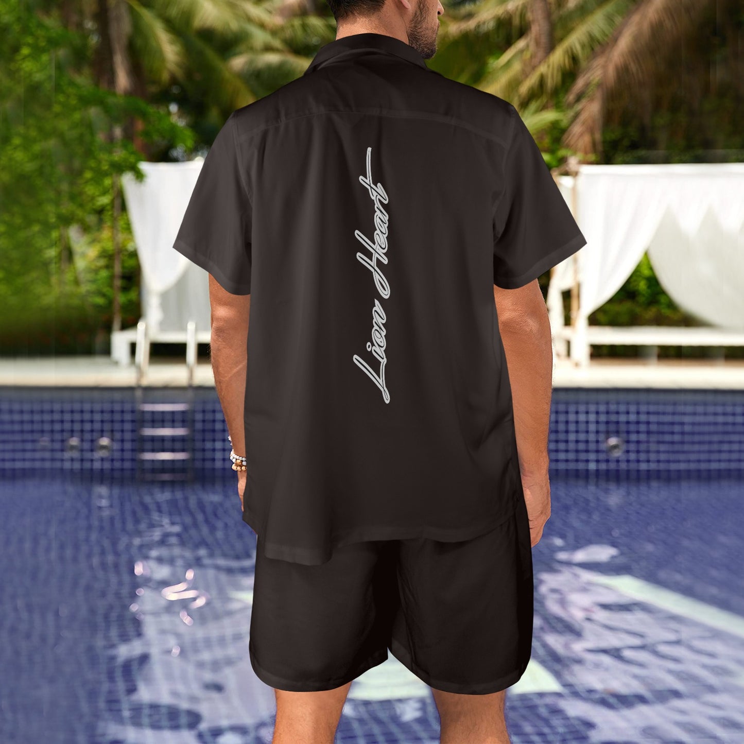 Put Your Heart In It Button Up Set (Onyx)