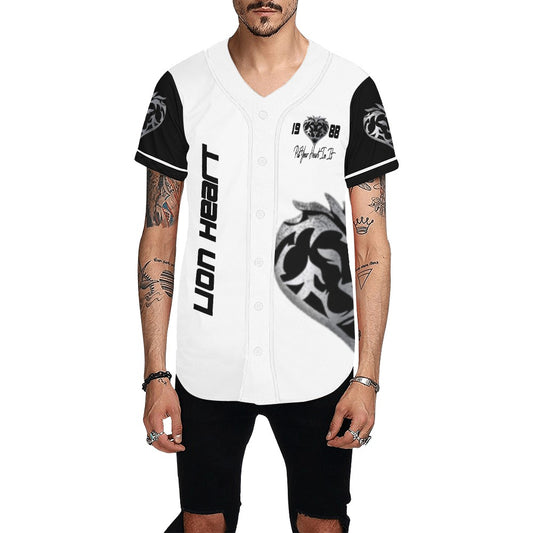 Lion Heart BaseBall Jersey W/B