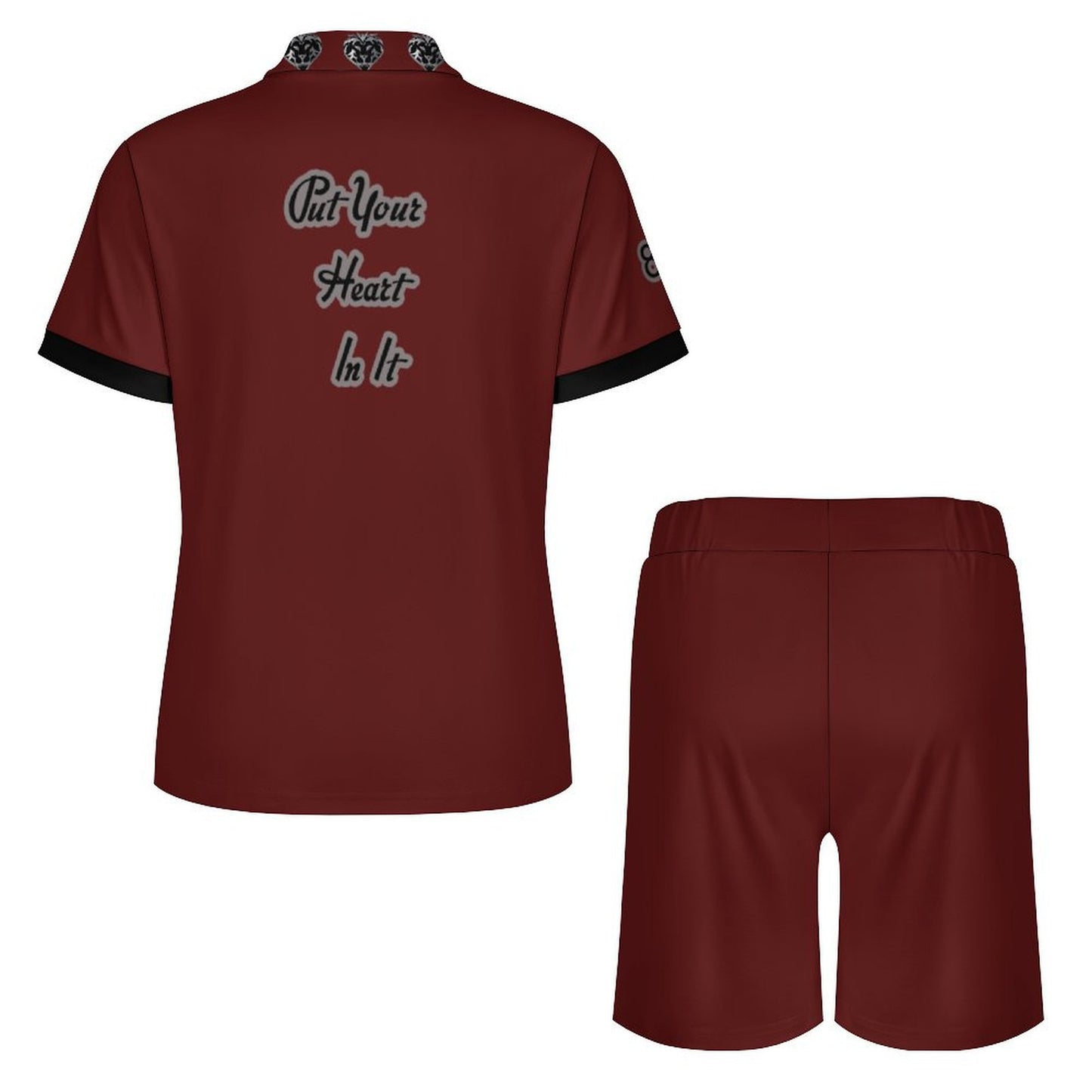 Lion Heart POLO shirt set (Ruby Red)