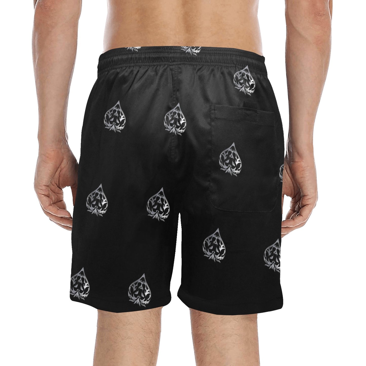 Lion Heart "Flipside" Beach Shorts BLK