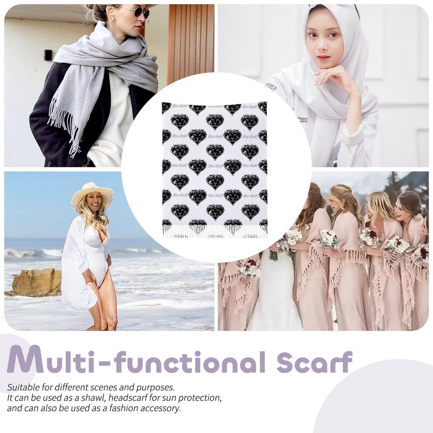 Lion Heart Tassel (Ivory)