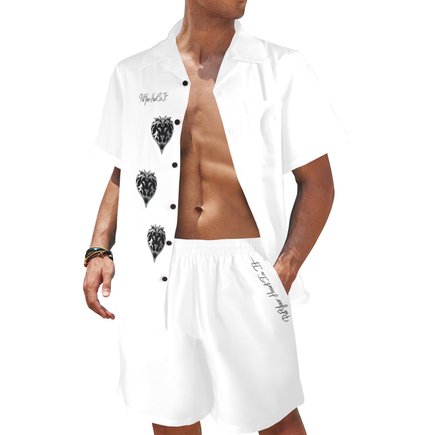 Put Your Heart In It Button Up (W)